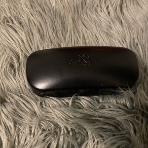 Coach Black Sunglasses/Reading Glasses Case